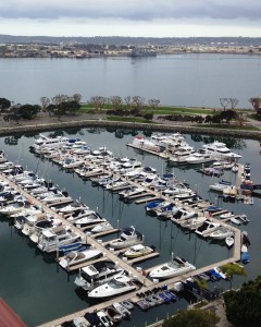 View of the San Diego Harbor